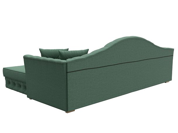 Диван угловой Артис правый угол Рогожка зеленый - Вид 6