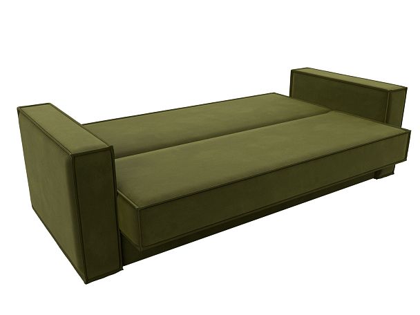 Диван-книжка Куба Микровельвет зеленый - Вид 7