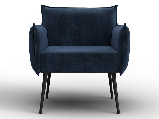 Кресло Лига-083 Велюр синий - Вид 2