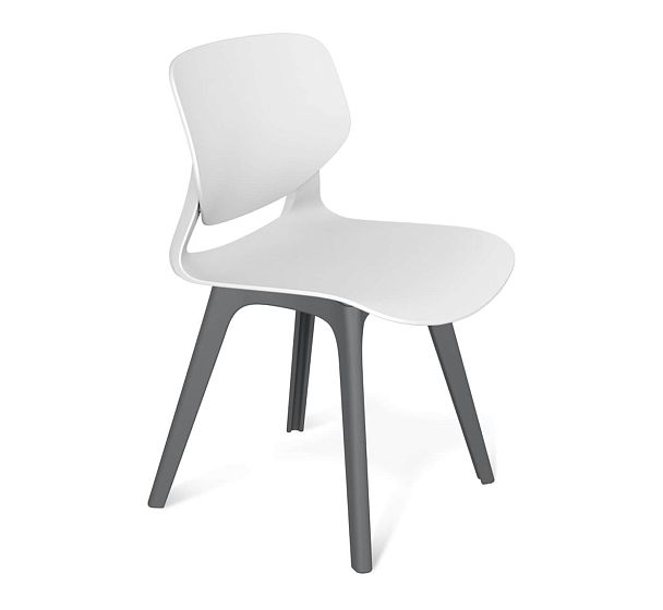 Стул Sheffilton SHT-ST59/S195 белый/тёмно-серый - Вид 2