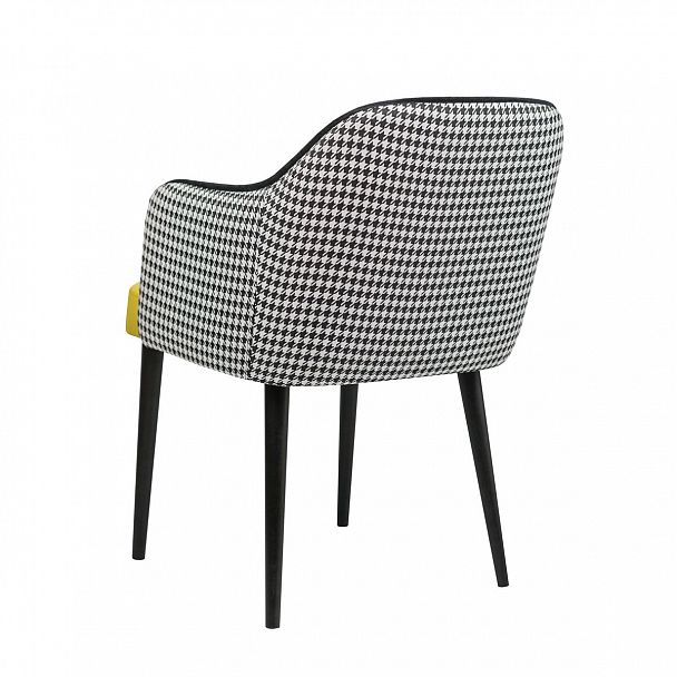 Стул Тюльпан, желтый, гобелен - Вид 4