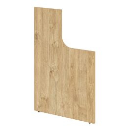 Onix Стойка (боковина) завершающая высокая с вырезом правая O.R-SVV (R) Тиквуд светлый 25*766*1187 - Фото предпросмотра