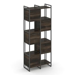 Rift Шкаф комбинированый RF.NS-003 Дуб Мали/Металл Антрацит 820*396*2010 - Фото предпросмотра