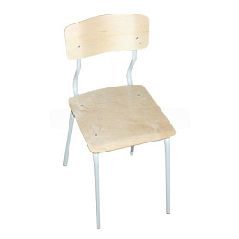 Стул детский (металлокаркас, лак), 10 шт., гр.00 - Фото предпросмотра