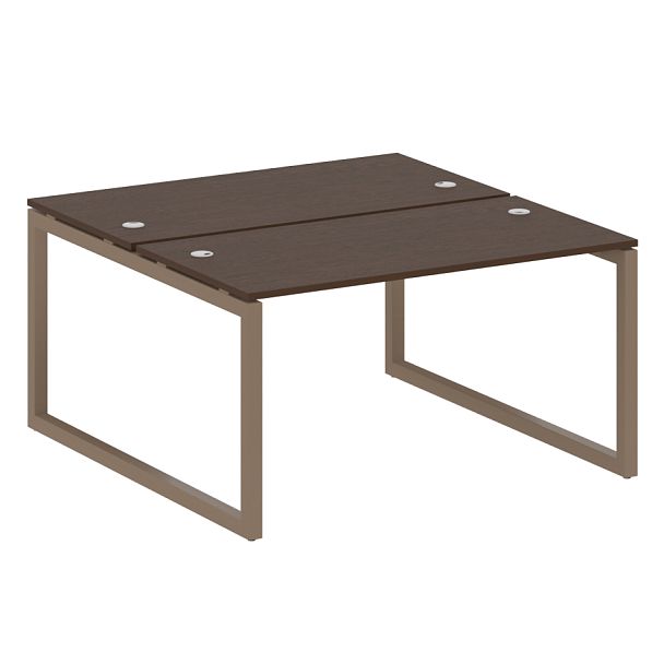 Metal System Quattro Р. ст. на О-образном м/к 50БО.РАС-СП-2.3 Венге/Мокко металл 1400*1475*750 - Вид 1