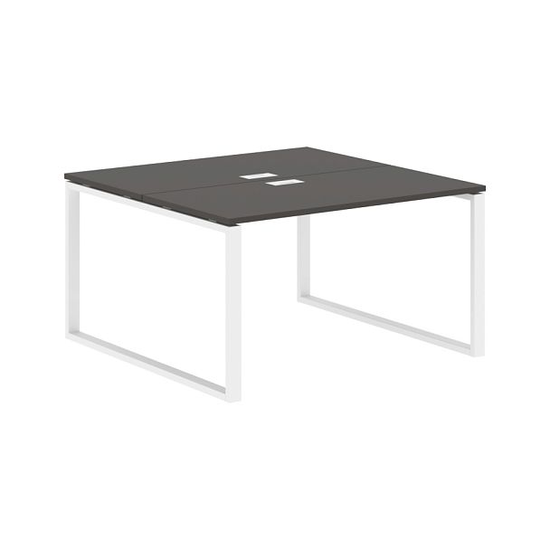Стол 2-х местный EQWST 1313 Мокко/Белый 1360х1346х750 EDIS - Вид 1