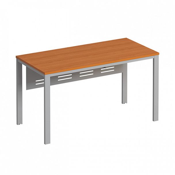 Стол письменный на металлокаркасе МП2 с металлическим экраном "Формула МП" ФР 193 ольха европейская - Вид 1