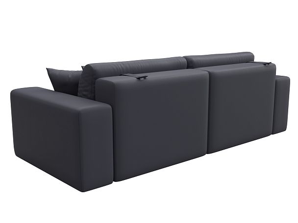 Диван прямой Лига-036 НПБ Классик Экокожа серый - Вид 6