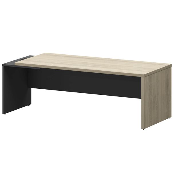 Стол руководителя левый KZ-22L Кронберг/Графит 2200x900x750 Кортез - Вид 1