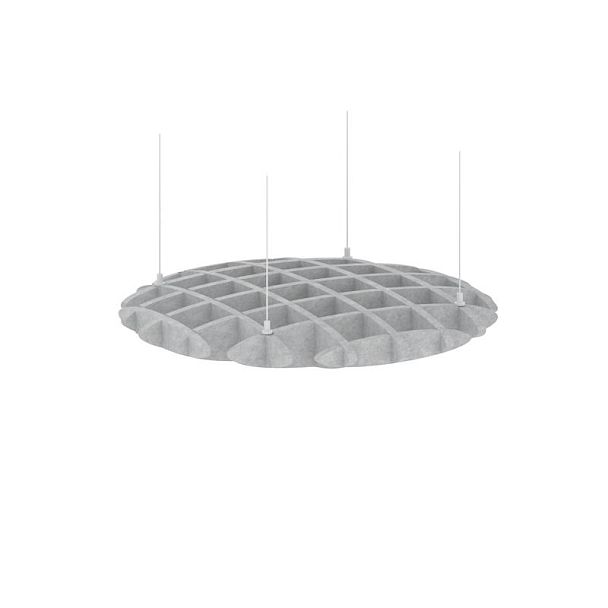 AcustiX Потолочная декоративная конструкция круглая VE.PDK-KR-500 Зимний Лес 500*500*80 - Вид 1