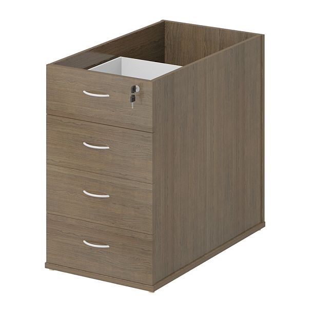 Тумба офисная "Система-M"  ПК-ССМ-ТМ45Х79Я4-В1-299 дуб шамони - Вид 1