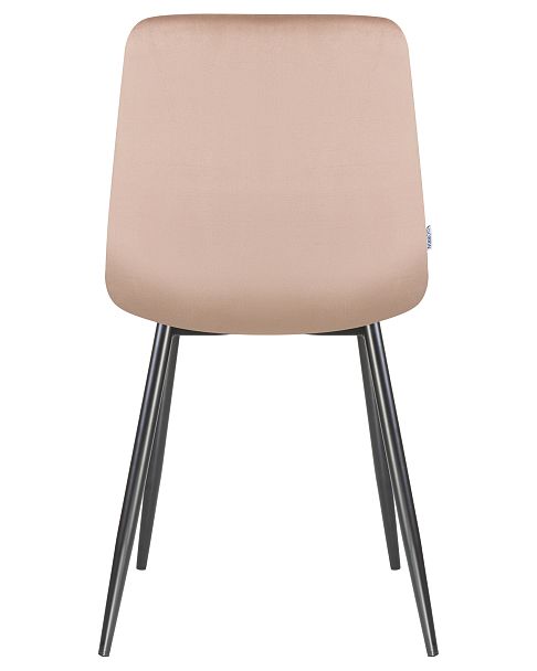 Стул обеденный DOBRIN ALEX (черные матовые ножки, мокко велюр (V108-104)) - Вид 5