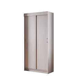 Андрей-Эконом (евро) шкаф-купе (1000*2100*416 мм) анкор светлый - Фото предпросмотра