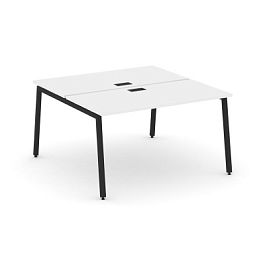 Стайл Проджект Рабочая станция 2-х сторон. SN-4A.DRS-013 Белый/Металл Черный 1380*1432*750 - Фото предпросмотра