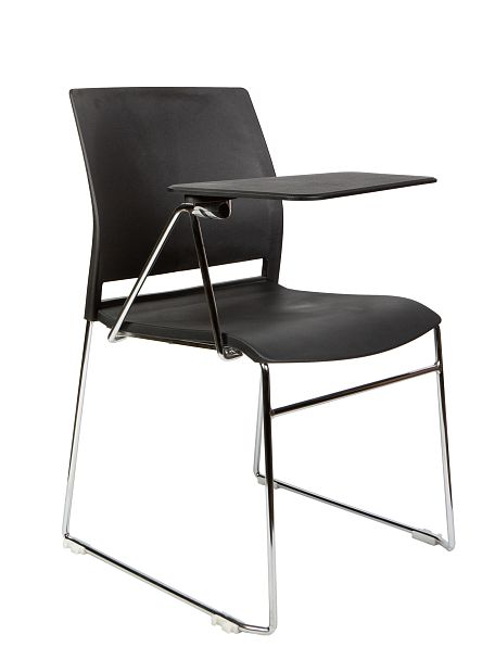 Стул Two / черный пластик / черный пластик / пюпитор - Вид 3