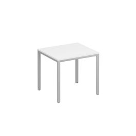 Стол письменный на металлокаркасе МП2 Комфорт МП2 К.С2 180 БП белый премиум / серый - Фото предпросмотра