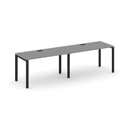 Стайл Проджект Рабочая станция односторонняя SN-6P.ORS-002 Серый Пепел/Металл Черный 2360*600*750 - Фото предпросмотра