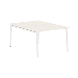 Стол 2-х местный ELWST 1116 Ясень Траун/Белый 1160х1606х750 EDIS - Фото предпросмотра