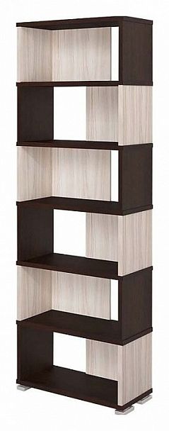 Стеллаж книжный Домино СБ-10_6 Венге/Карамель - Вид 1