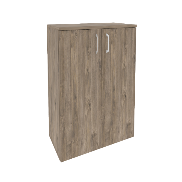 Onix Шкаф средний широкий O.ST-2.3 Тиквуд темный 800*420*1207 - Вид 1