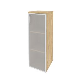 Onix Шкаф средний узкий правый O.SU-2.4 R (R) Тиквуд светлый 400*420*1207 - Фото предпросмотра