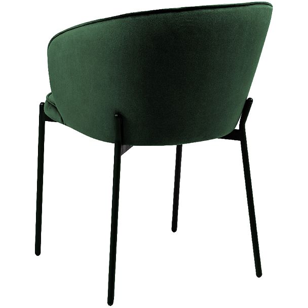 Стул кухонный Миэль зеленый велюр/черный - Вид 5
