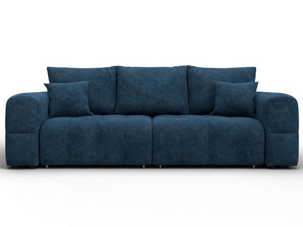 Диван прямой Лига-110 НПБ Велюр синий - Вид 2