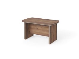 БЕРЛИН / BERLIN Стол приставной 1500х700х700 Орех Вармия/Серый - Фото предпросмотра