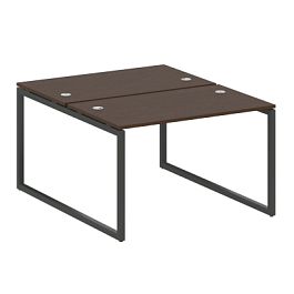 Metal System Quattro Р. ст. на О-образном м/к 40БО.РАС-СП-2.2 Венге/Антрацит металл 1200*1475*750 - Фото предпросмотра