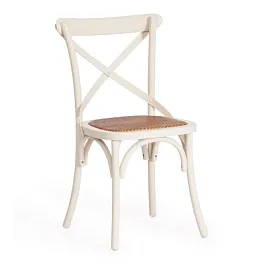 Стул Кросс/Cross (мод.CB2001), дерево вяз, Белый (butter white) - Фото предпросмотра