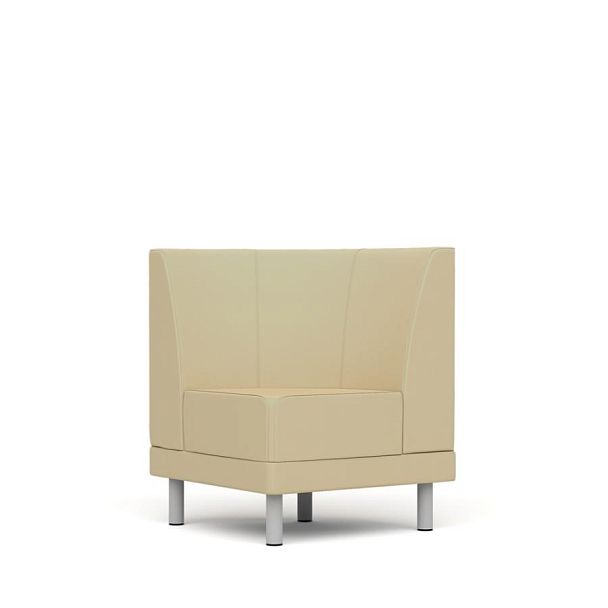 Секция угловая внутренняя Александрия экокожа бежевая CN1123 - Вид 1