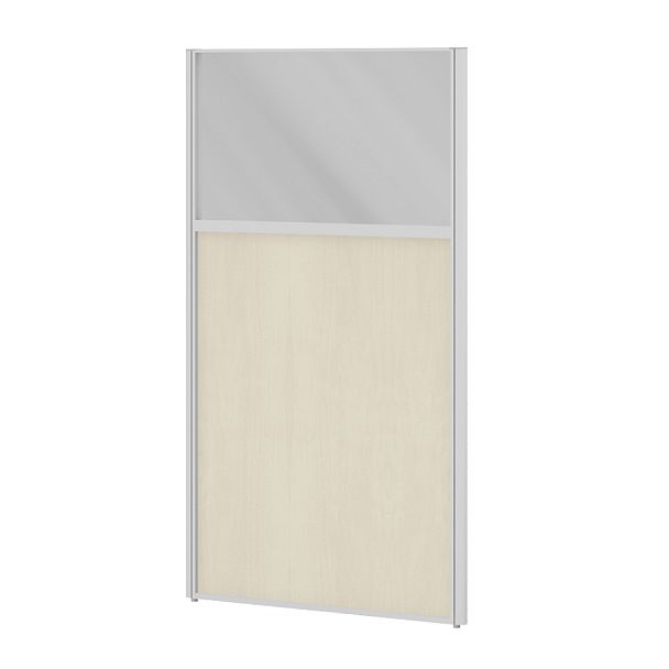 Модуль комбинированный "Мобильные офисные перегородки «Ритм»"  ПК-РТМ-МДК138х120С/Д-В1-466 клен - Вид 1