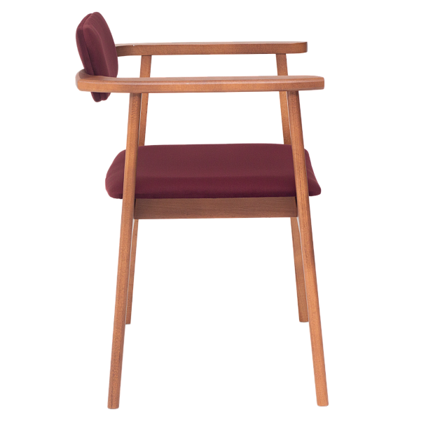 Стул Gavi, велюр Velutto 29, каркас бук морилка светлый орех - Вид 3