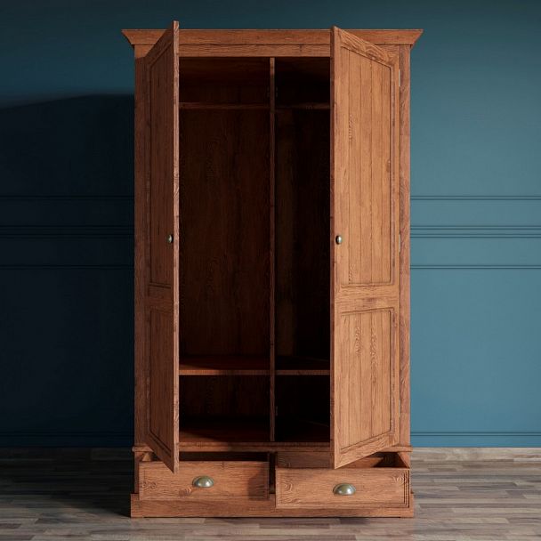 Шкаф 2х дверный "Palermo natural" PL1027OAK - Вид 2