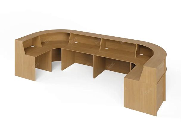 UNITY РРП8-18-44-BUK Симметричный двойной ресепшн 4400х1800х1150 - Вид 1