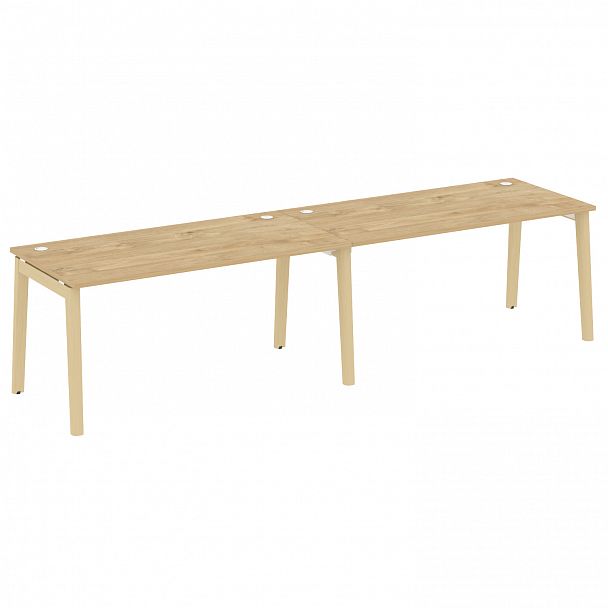 Рабочая станция "Onix wood" OW.RS-2.4.8 тиквуд светлый/дуб светлый - Вид 1