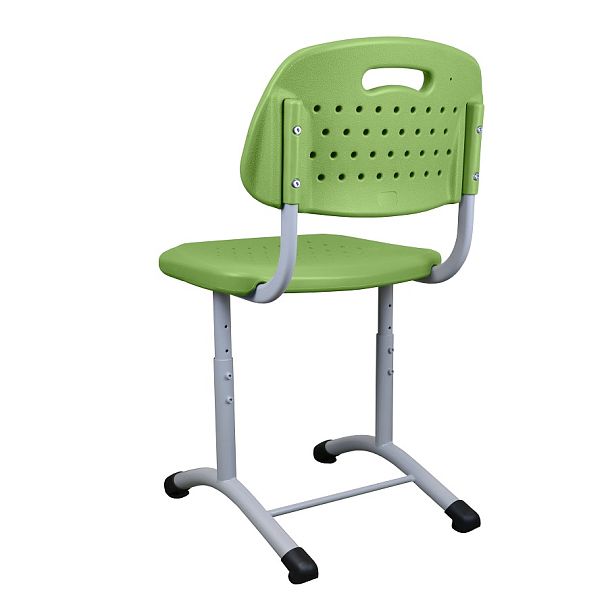 Школьный стул BOCCA, зеленый (каркас RAL 7040 серый), гр.5-7 - Вид 4