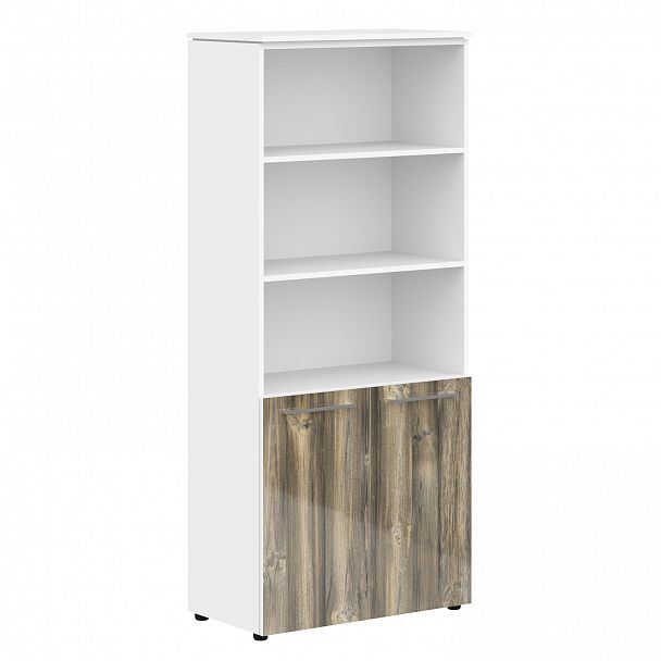 Шкаф "Morris" MHC 85.5 дуб базель/белый - Вид 1