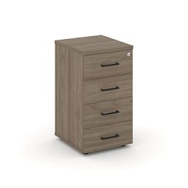 Стайл Проджект Тумба приставная SN.TPP-001 Вяз Благородный/Черный Ручки 416*460*750 - Фото предпросмотра