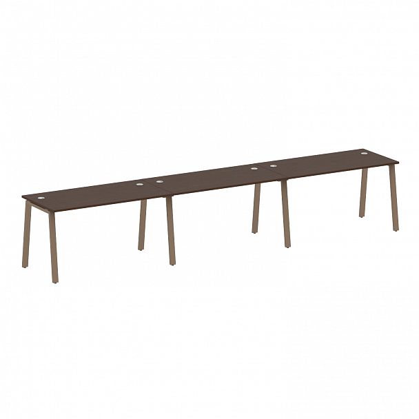 Рабочая станция "Metal System" БА.СМ-3.3 венге/мокко - Вид 1