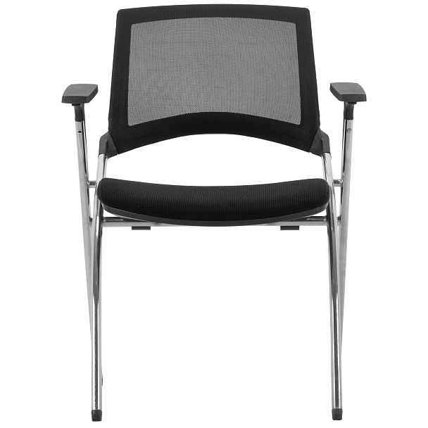 Комплект кресел, 2 шт, CHAIRMAN CH890, ткань/сетка, черный - Вид 2