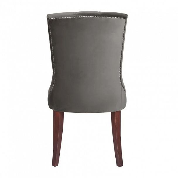 Полукресло Шарри, шенилл RAIN watter green, ножки бук, морилка венге - Вид 5