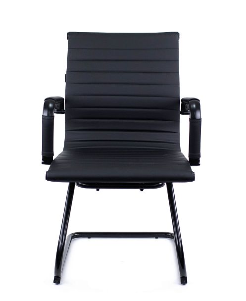 Кресло Everprof Leo Black CF Экокожа Черный - Вид 3