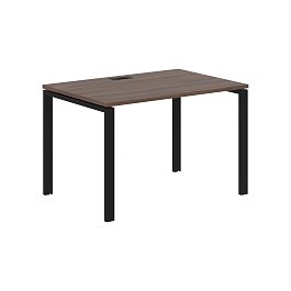 Стол прямой EUST 1180 Дуб Денвер тёмный/Черный 1160х800х750 EDIS - Фото предпросмотра