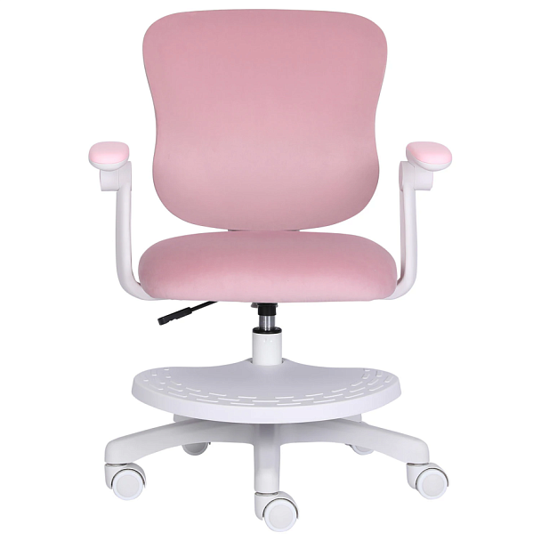 Кресло детское с подставкой для ног BRABIX "Sky MG-206", велюр, розовое, 533154 - Вид 4