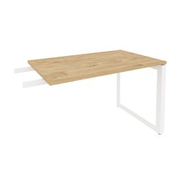 Onix Direct Брифинг-приставка на О-образном м/к O.MO-BR-11 Тиквуд светлый/Белый металл 1180*720*750 - Фото предпросмотра