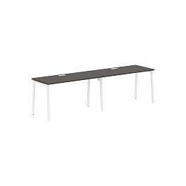 Стол 2-х местный ELWST 2767 Мокко/Белый 2726х670х750 EDIS - Фото предпросмотра