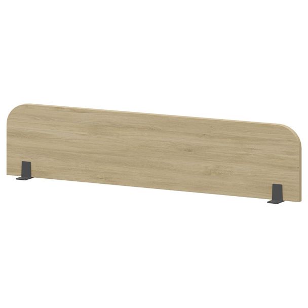 Экран радиусный для бенчей НТМЭ-140 Баттл Рок/Антрацит 1400x25x350 Аргентум-МП - Вид 1