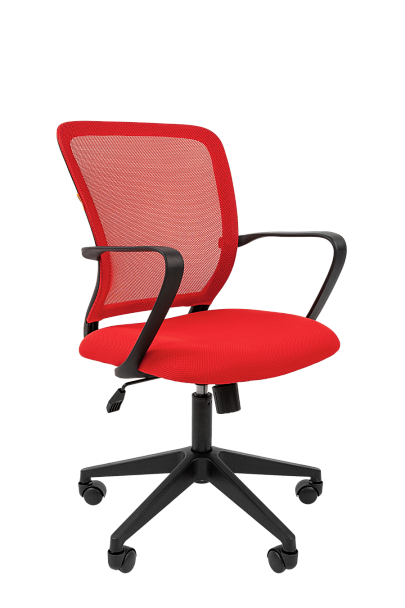 Кресло CHAIRMAN 698, ткань TW/сетчатый акрил, красный - Вид 1