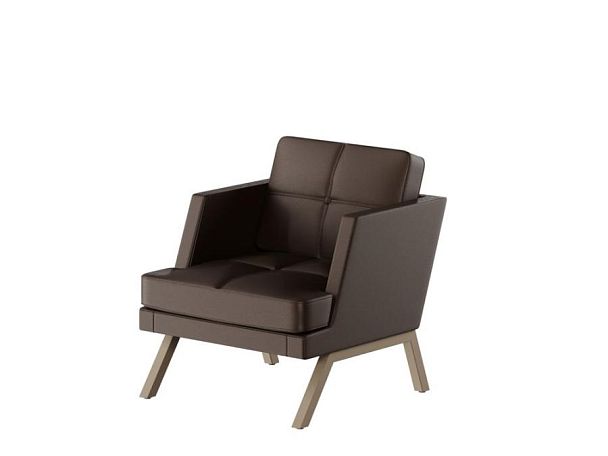 Aldo Кресло с декором из пуговиц ALDB-01L Линкольн 221/Металл Капучино 790*875*890 - Вид 1